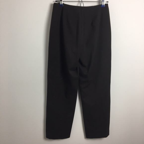 Talbots Petite Stretch Pants Dark Brown 4P - Picture 8 of 13